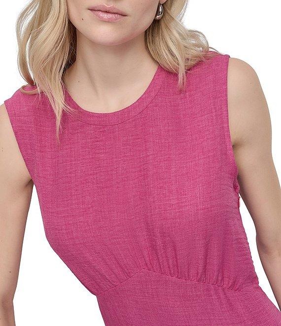 DKNY by Donna Karan Sleeveless Tiered Midi Dress Product Image