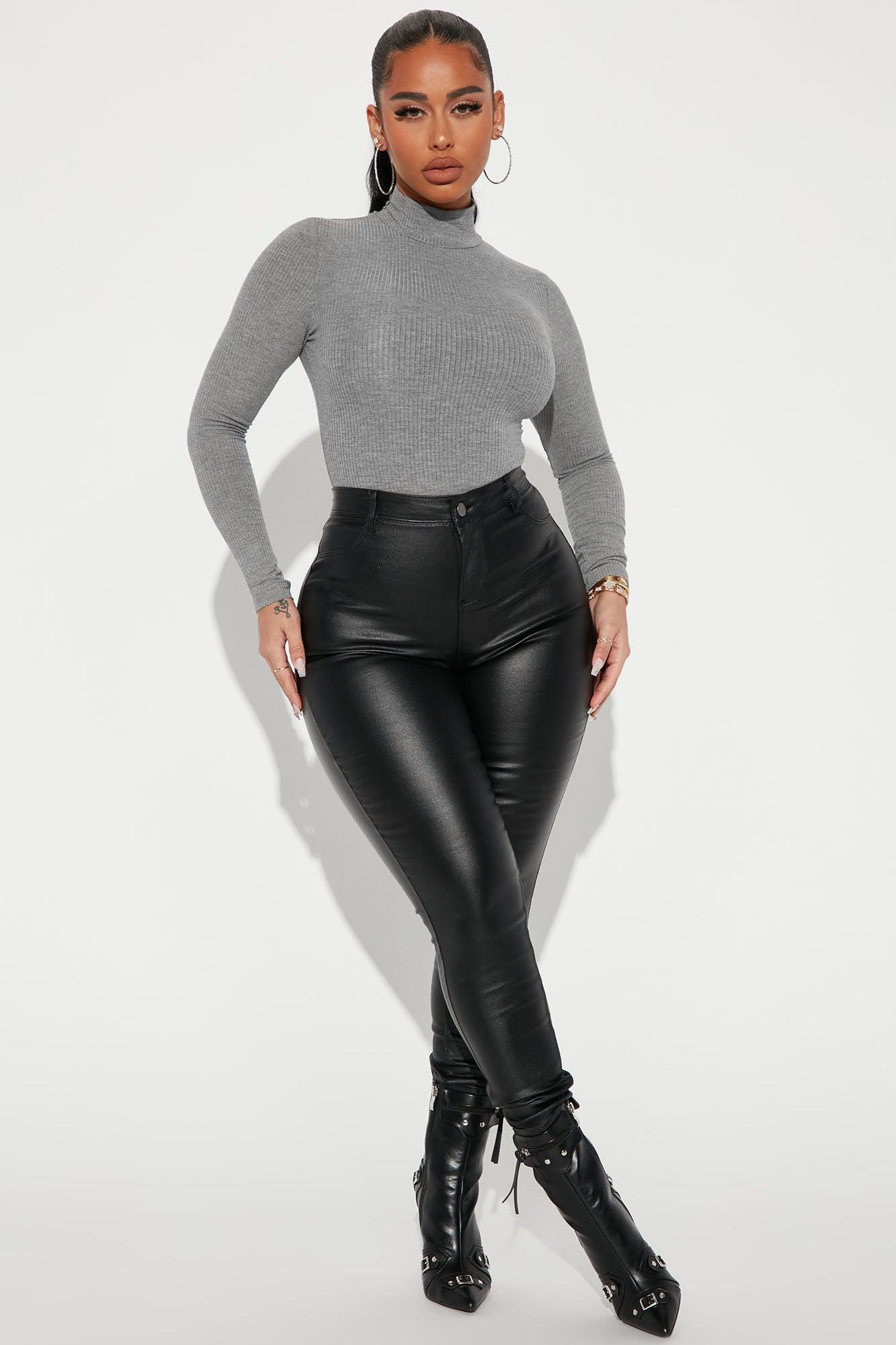 Dana Bodysuit - Charcoal Product Image