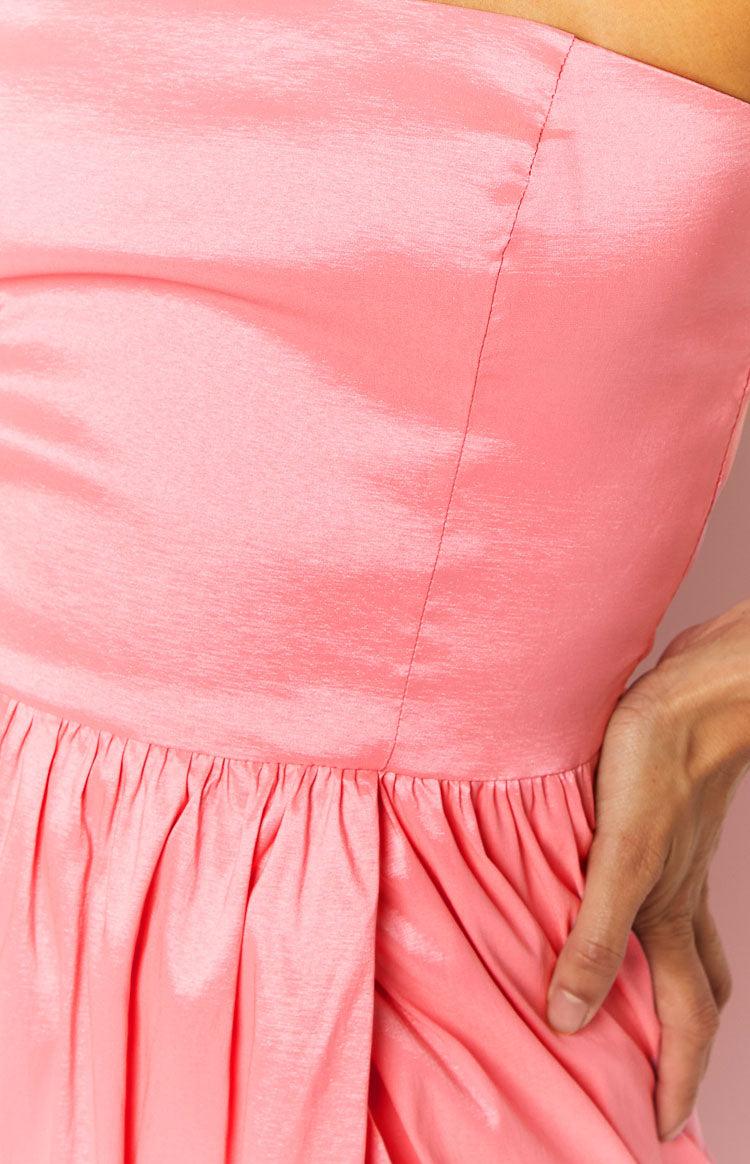 Sunnie Pink Strapless Maxi Dress Baby Product Image