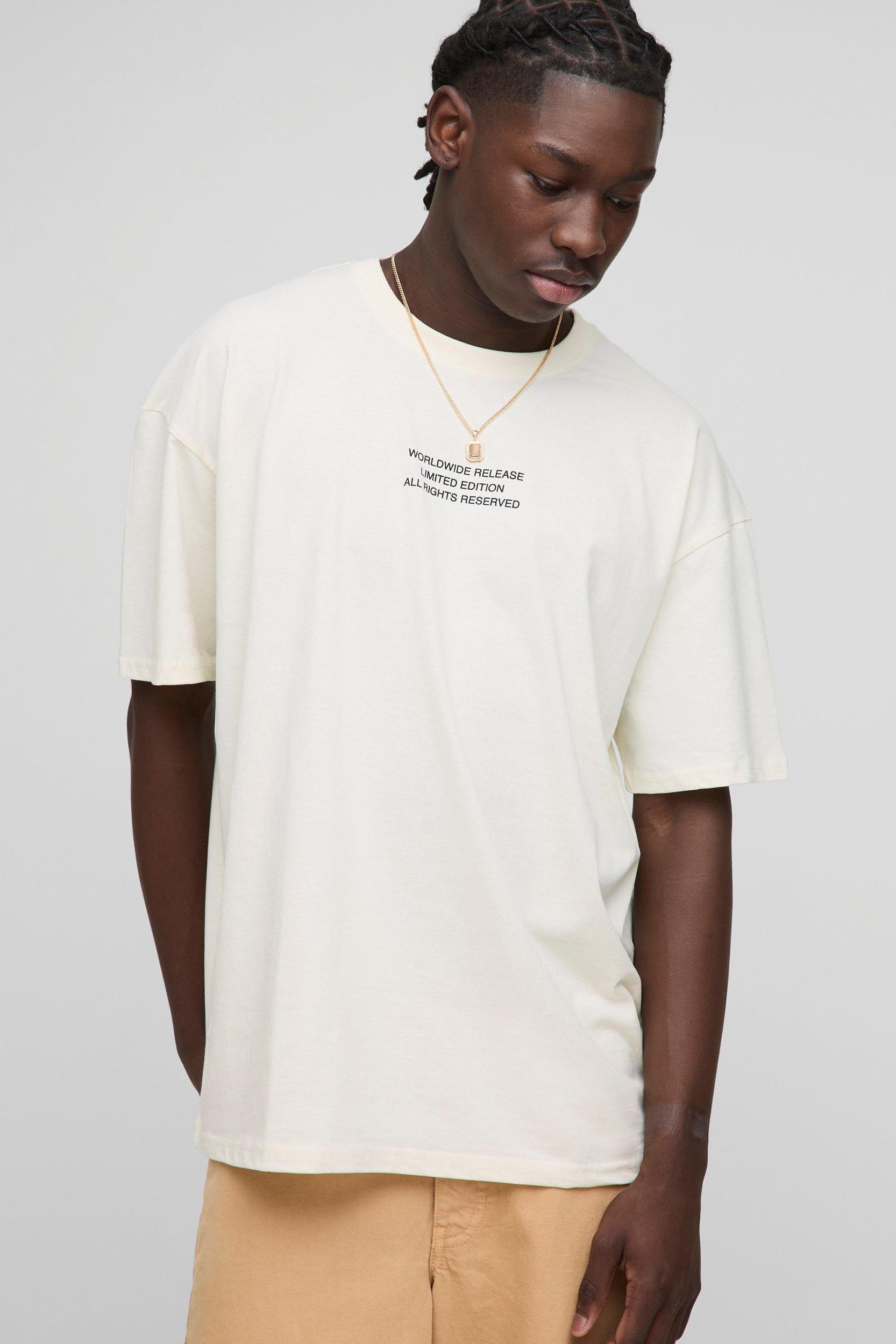 Oversized Worldwide Monaco T-Shirt | boohooMAN USA Product Image