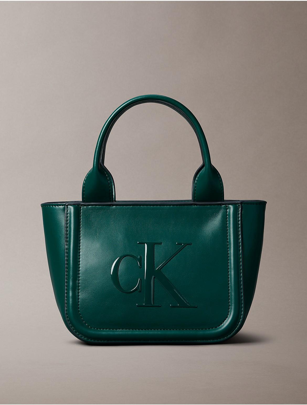 Embossed Monogram Logo Small Tote Bag Product Image