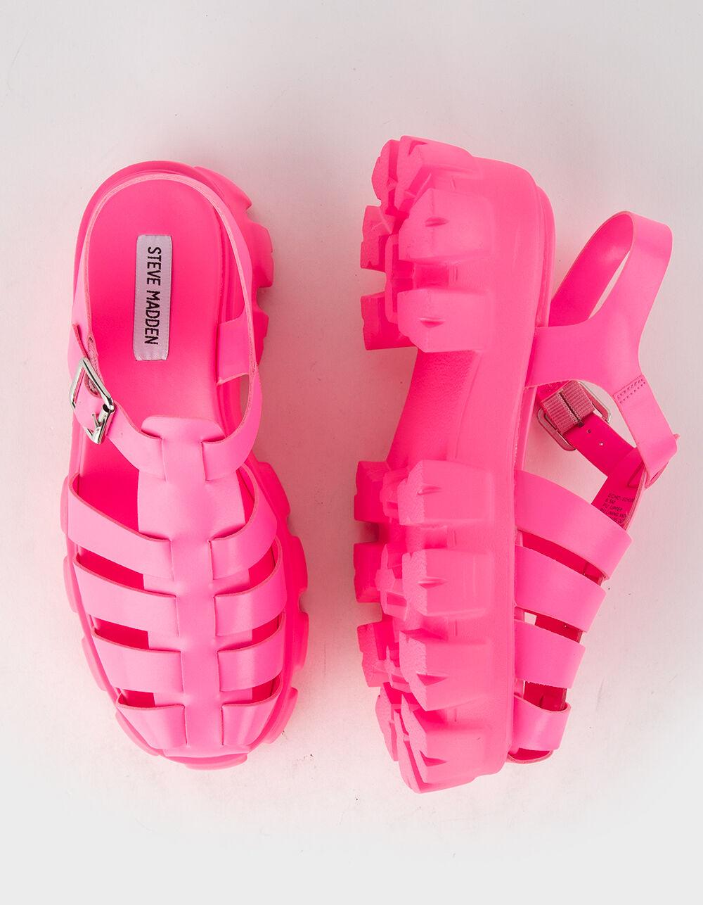 STEVE MADDEN Echo Womens Platform Sandals - PINK Product Image