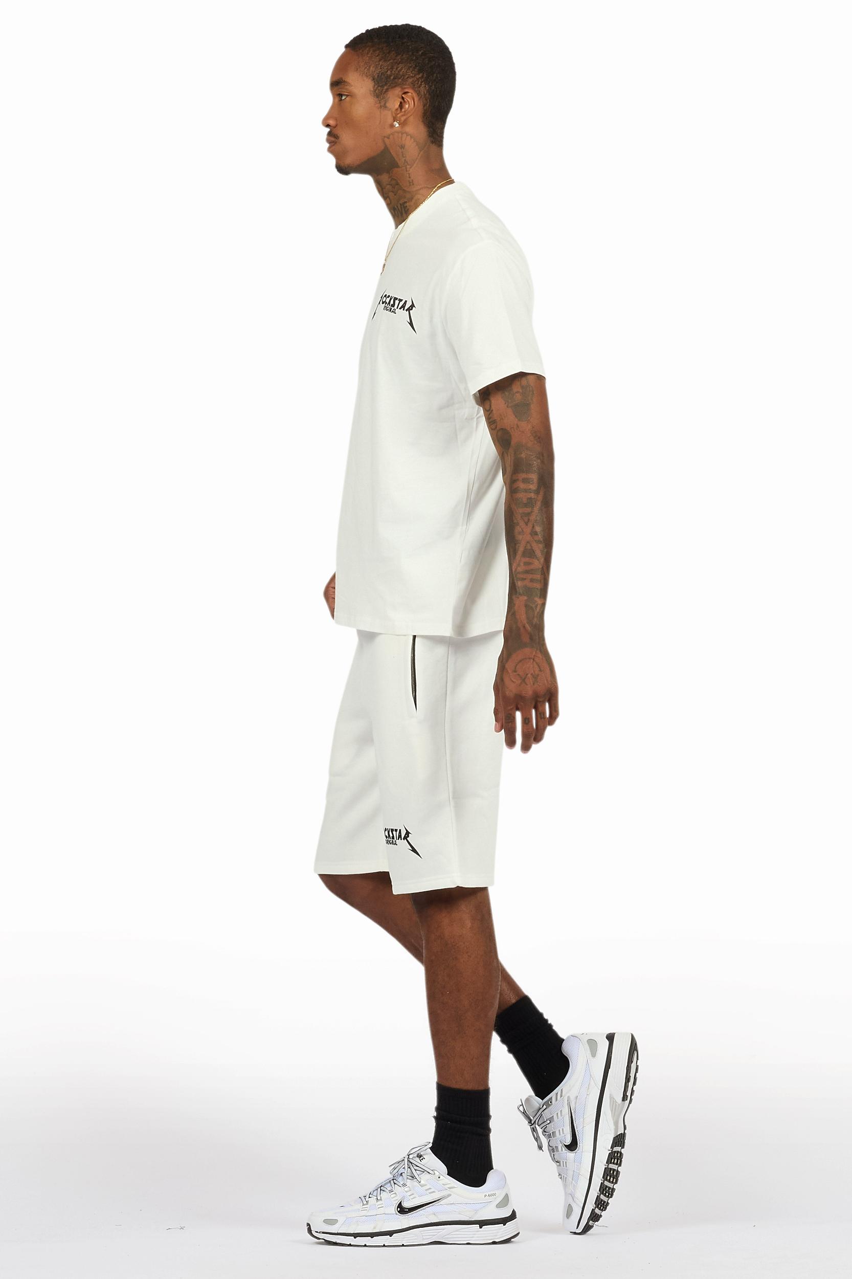 Buck White Short Set Male Product Image