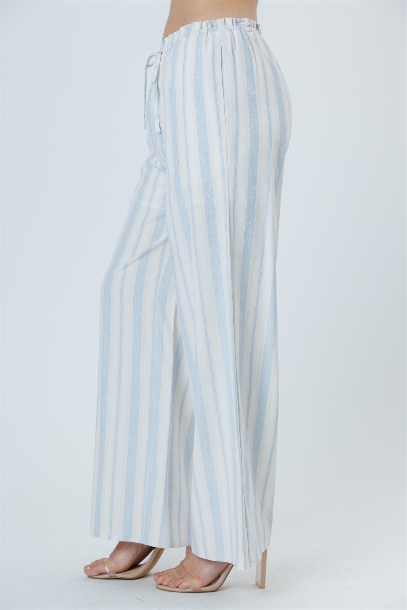 Santorini Striped Halter Top Product Image