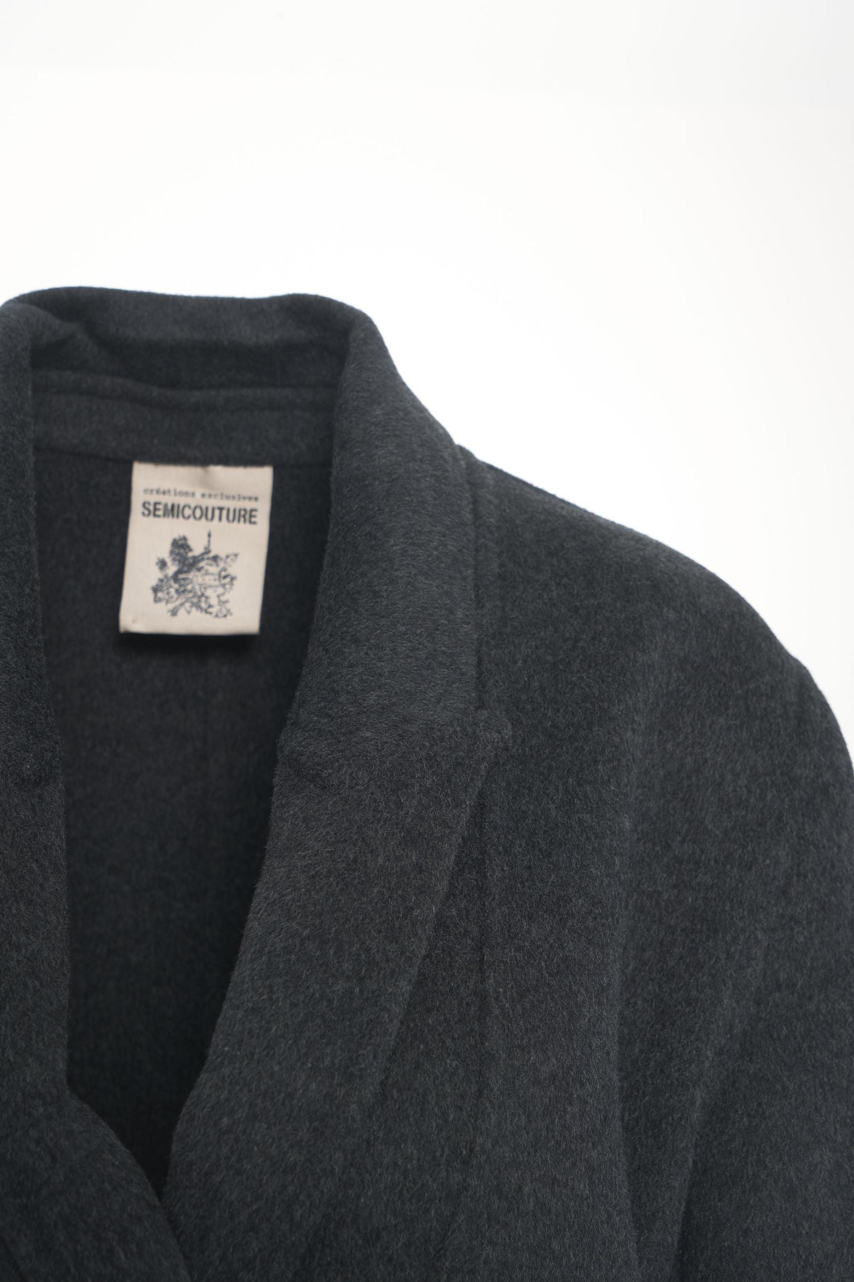 Coat with waist belt Product Image