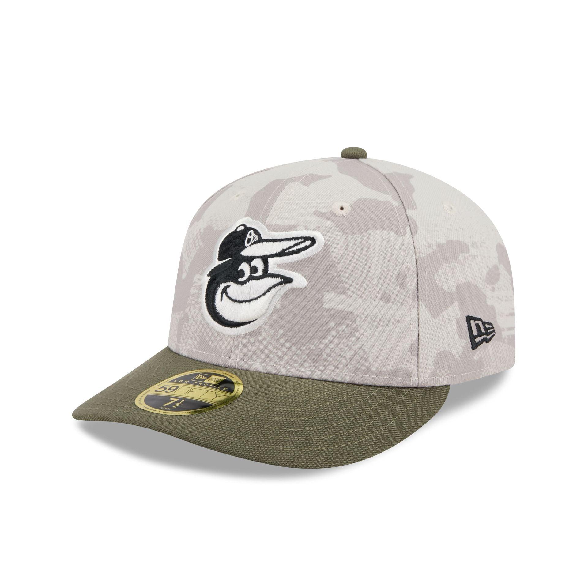 Baltimore Orioles Armed Forces Day 2025 Low Profile 59FIFTY Fitted Hat Male Product Image