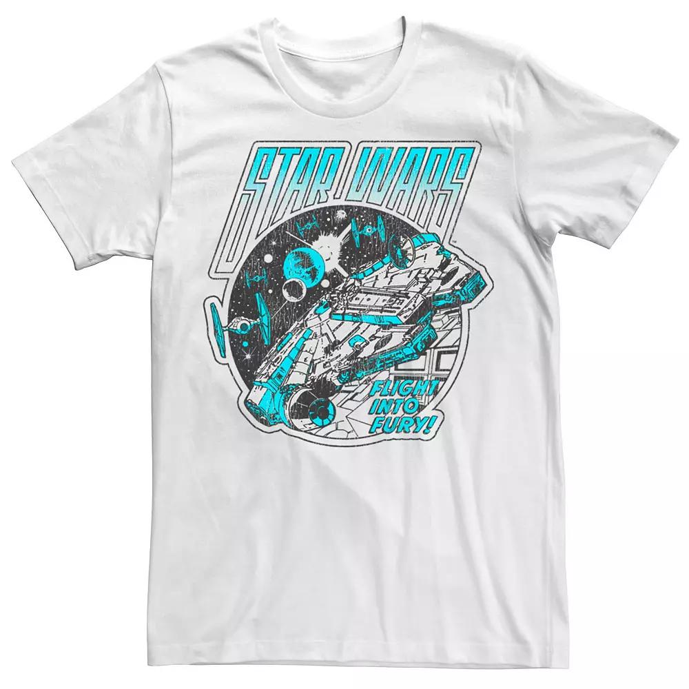 Big & Tall Star Wars Flight Into Fury Tee, Men's,  Product Image