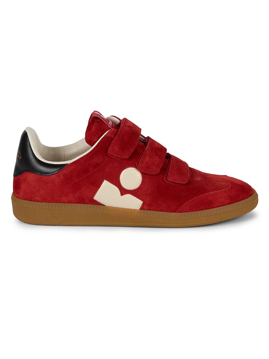 Womens Beth Colorblocked Suede Low-Top Sneakers Product Image