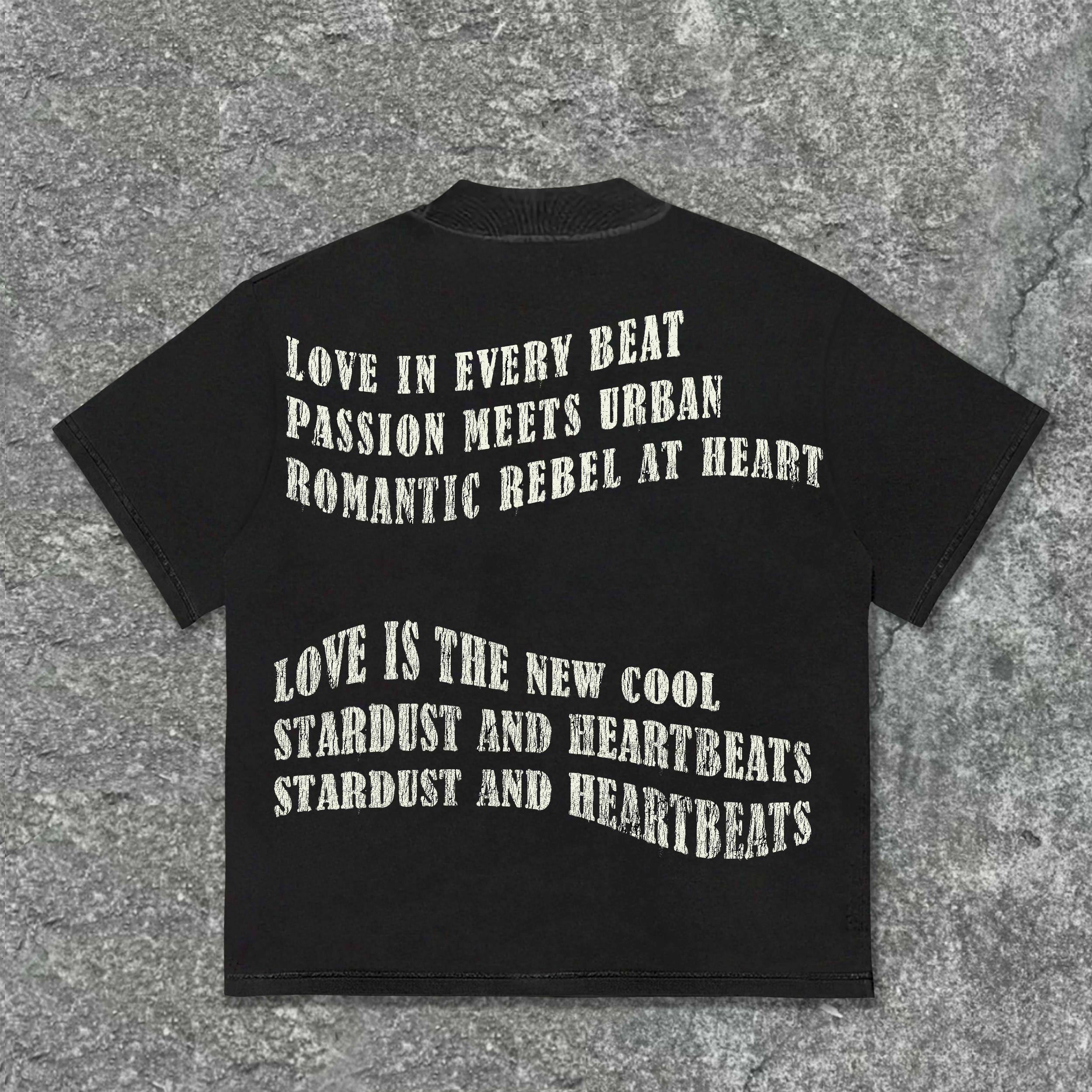 Sopula Eternal Love Bound By Bones Make Vintage Graphics Cotton T-Shirt Product Image