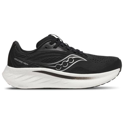 Saucony Womens Saucony Ride 18 - Womens Shoes Navy/Aster Product Image