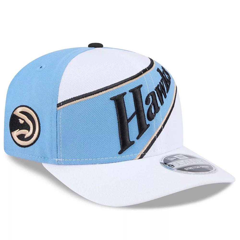 Men's New Era  White Atlanta Hawks 2024/25 City Edition 9SEVENTY Stretch-Snap Hat Product Image