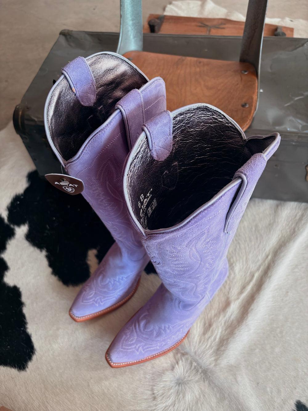 Women's Ariat Purple Casanova XToe Boots Product Image