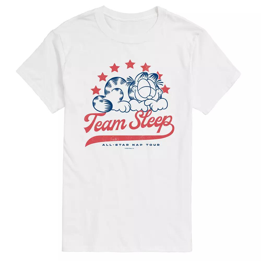 Big & Tall Garfield Team Sleep All-Star Nap Tour Graphic Tee, Men's,  Product Image