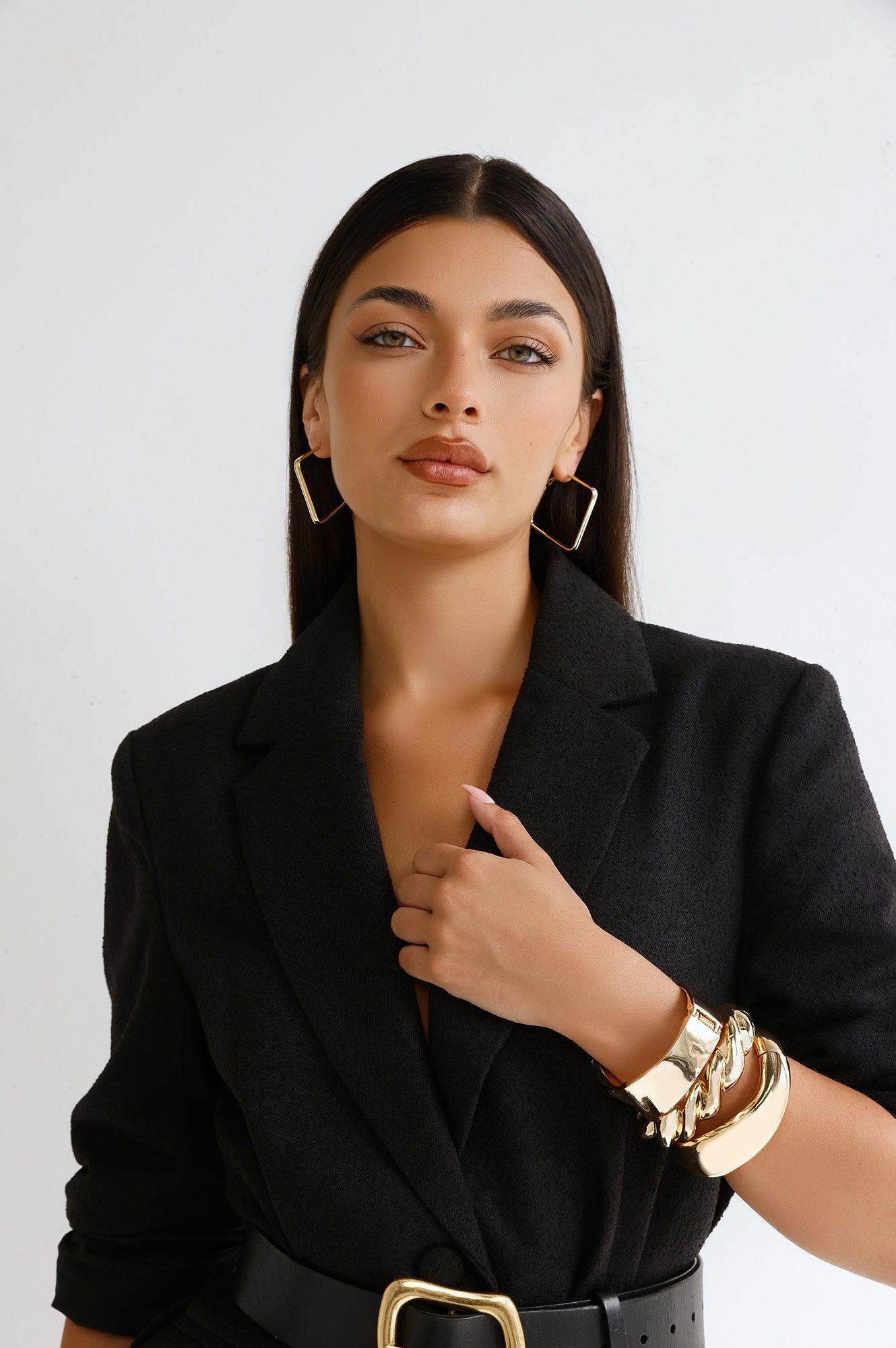 Chicest Of All Earrings Gold Product Image