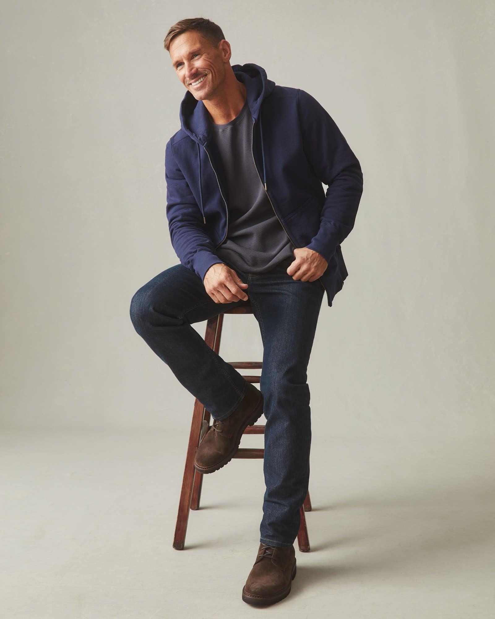 Men's Classic Full Zip - True Navy Product Image