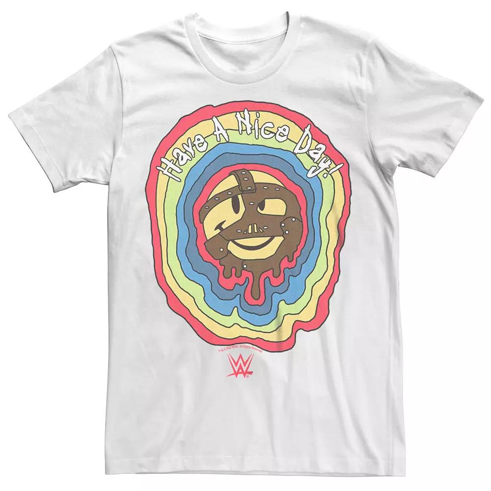 Big & Tall WWE Have A Nice Day Rainbow Logo Tee, Men's,  Product Image