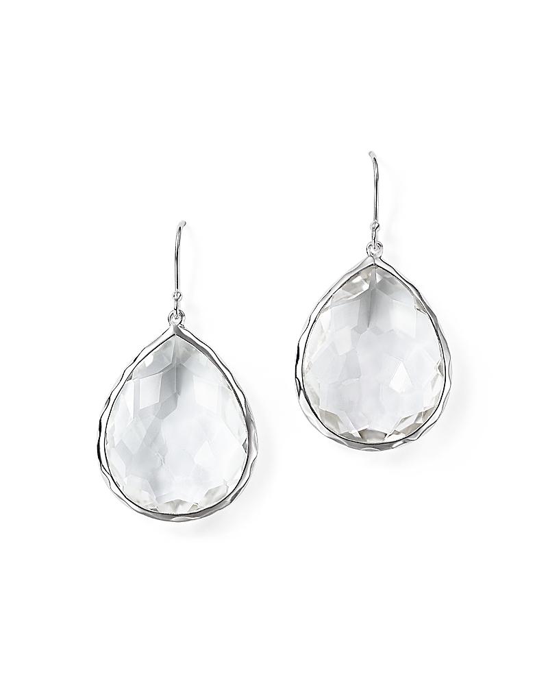 Womens Rock Candy Large Sterling Silver & Doublet Teardrop Earrings Product Image