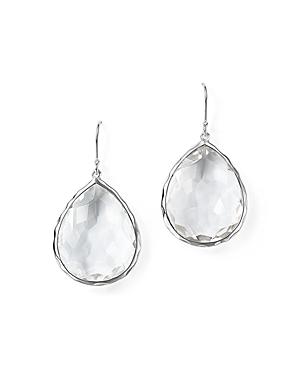 Womens Rock Candy Large Sterling Silver & Doublet Teardrop Earrings Product Image