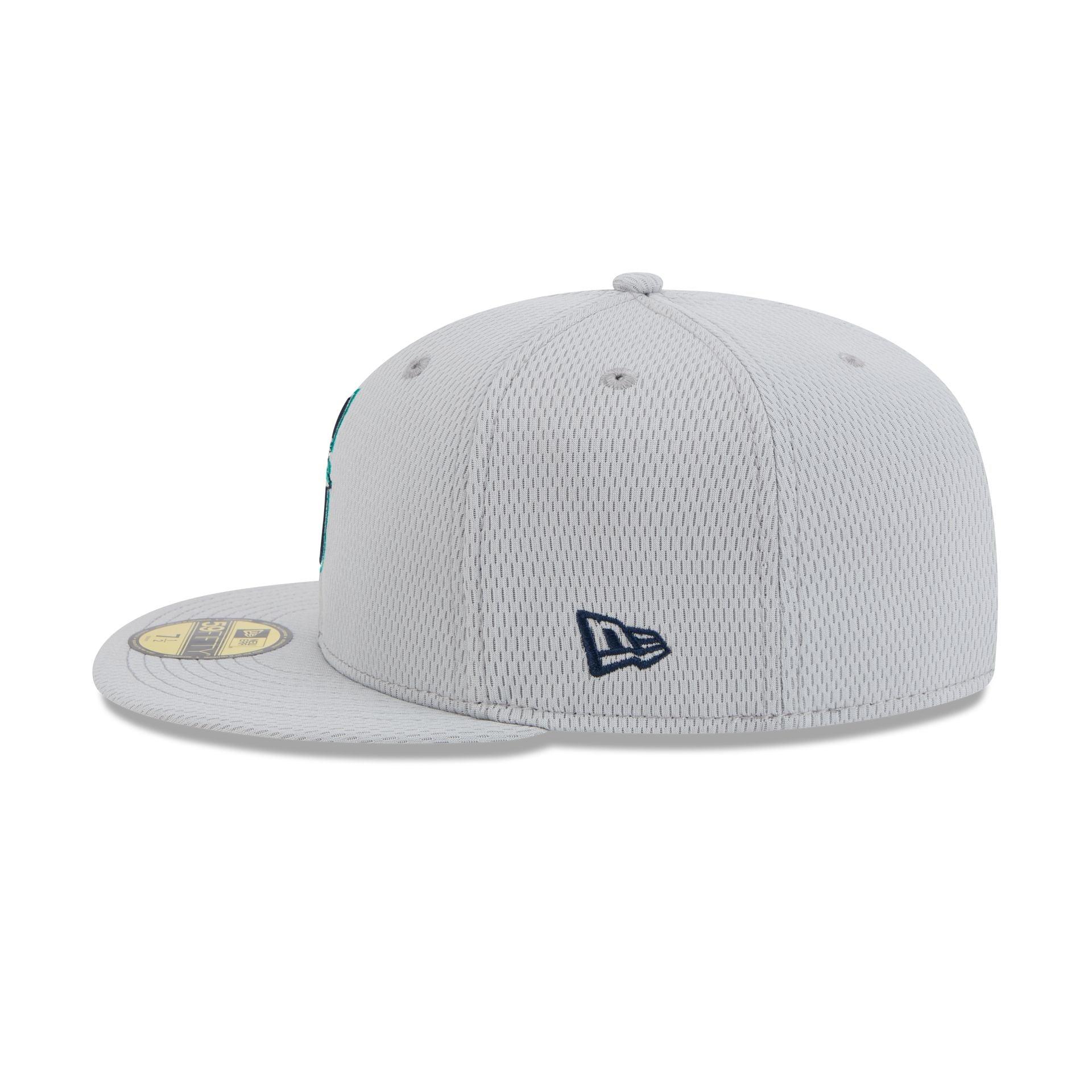 Seattle Mariners 2025 Clubhouse Gray 59FIFTY Fitted Hat Male Product Image