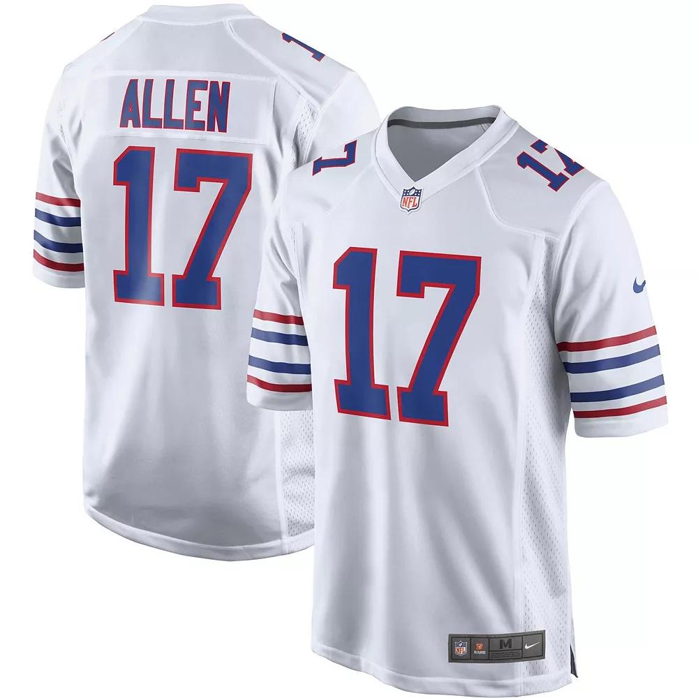 Men's Nike Josh Allen White Buffalo Bills Alternate Game Player Jersey,  Product Image