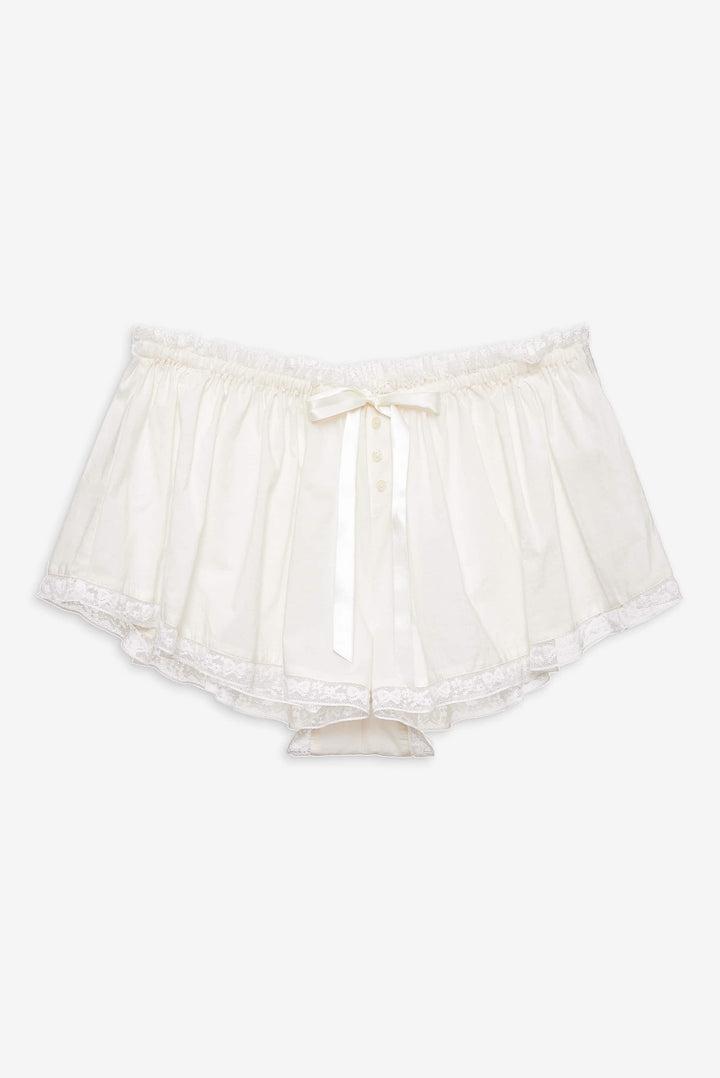 Venetia Sleep Short — White Product Image