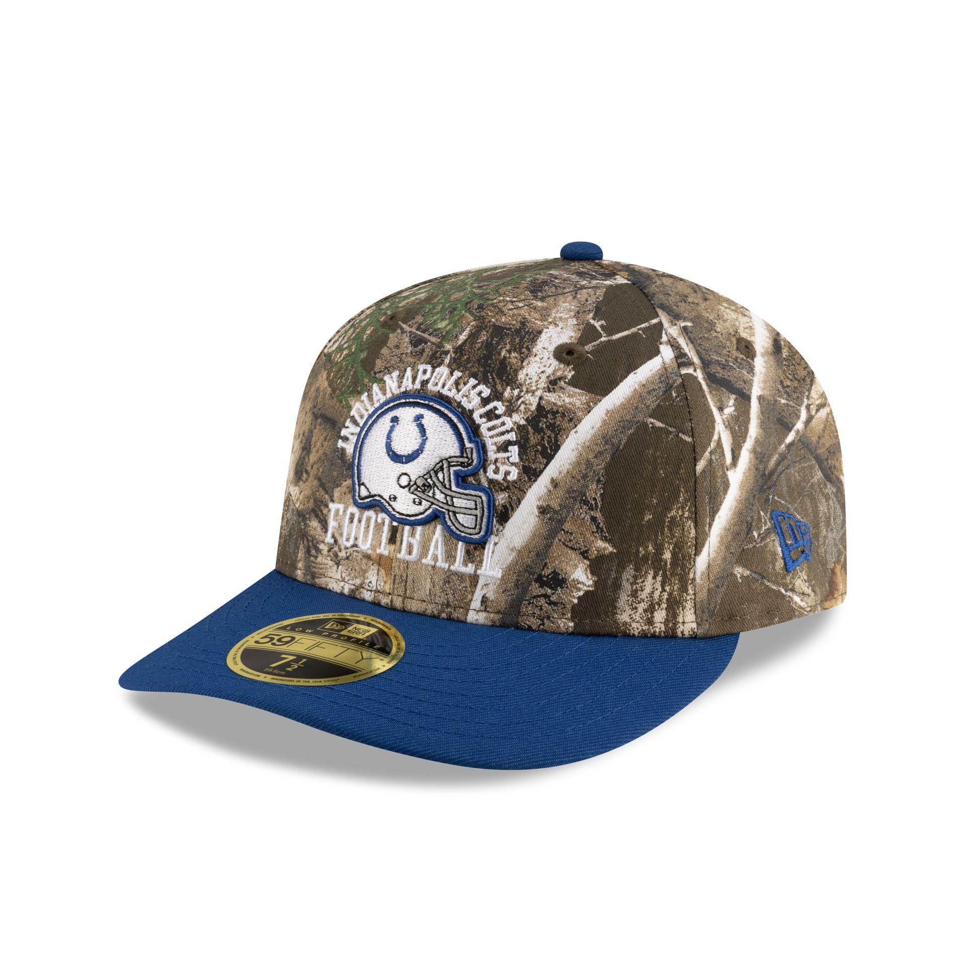 Just Caps Realtree Indianapolis Colts Low Profile 59FIFTY Fitted Hat Male Product Image