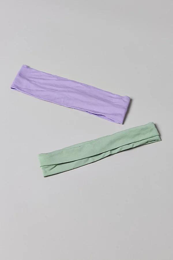 Soft & Stretchy Wide Knit Headband Set Womens at Urban Outfitters Product Image