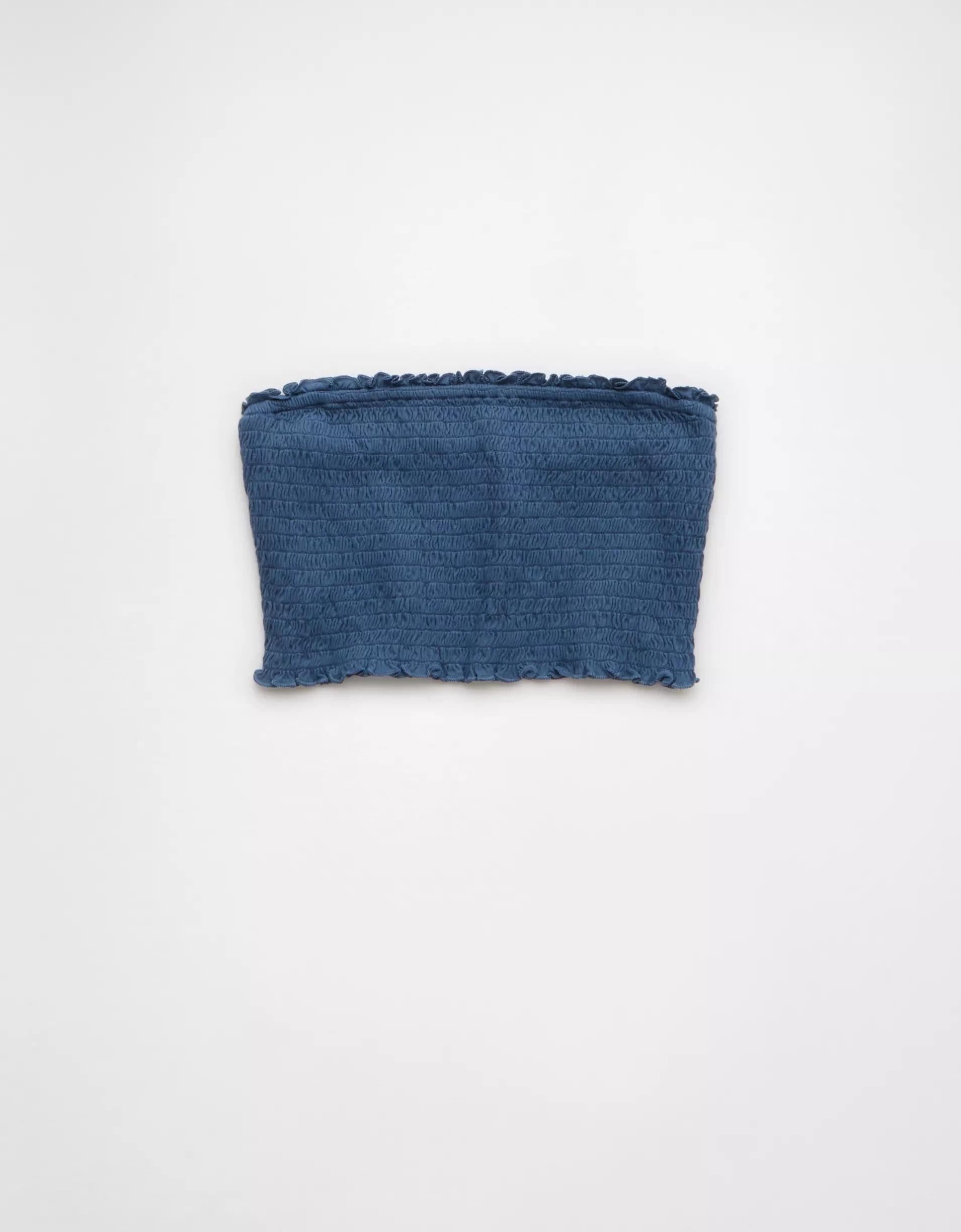 AE Sunchaser Knit Smocked Bandeau Product Image