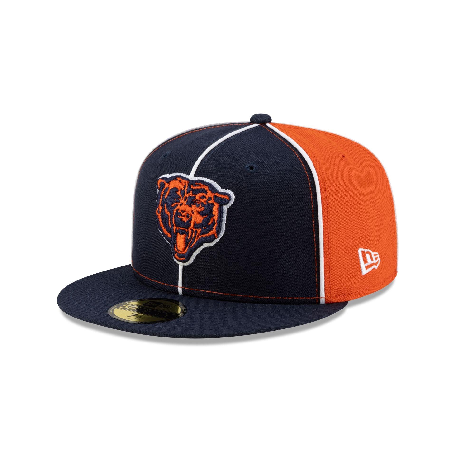 Chicago Bears Two-Tone Pinwheel 59FIFTY Fitted Hat Male Product Image