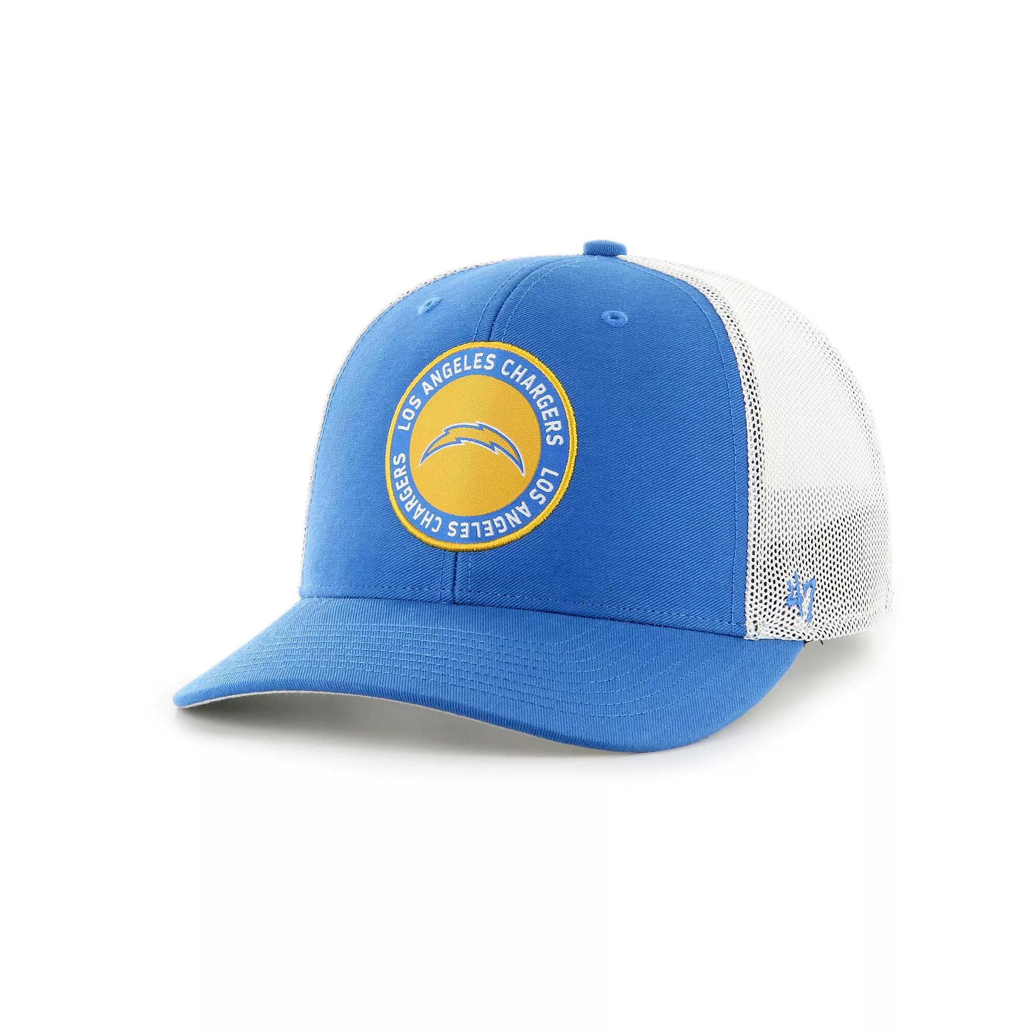 Men's '47 Powder Blue Los Angeles Chargers Unveil Flex Hat,  Product Image