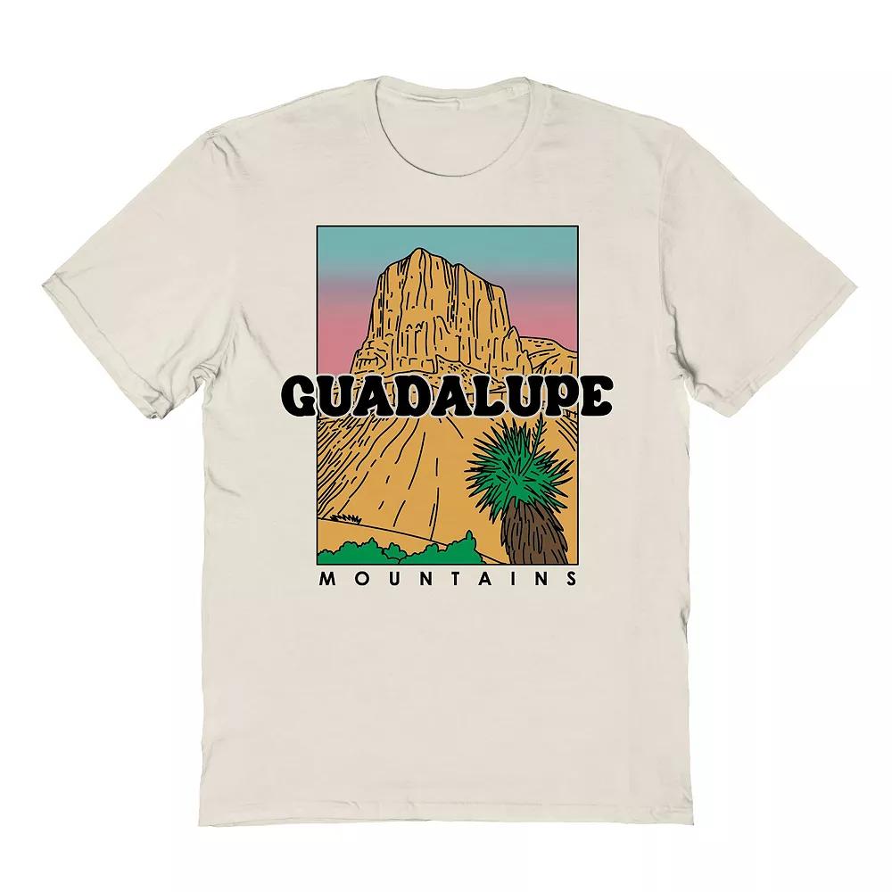 Men's Country Parks Guadalupe Mountains Graphic Tee, Size: Medium, Natural Product Image