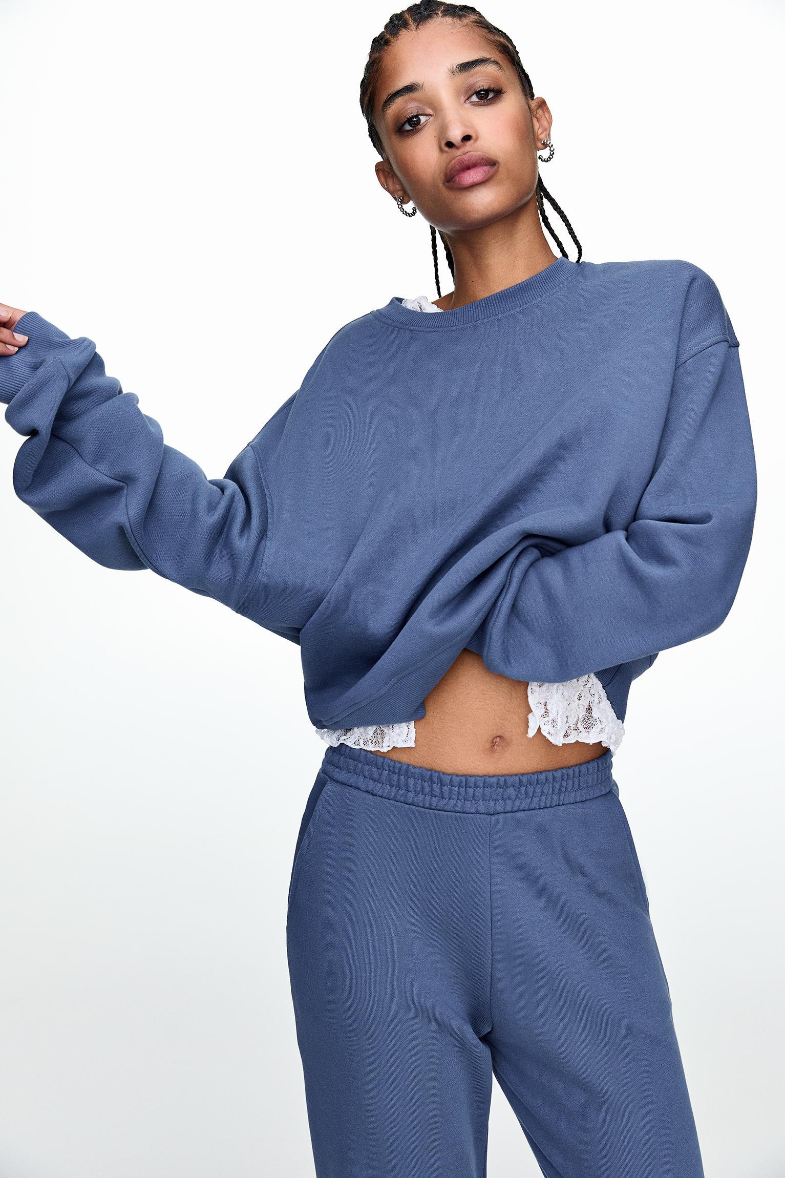 Sweatsuit set with sweatshirt and sweatpants Product Image