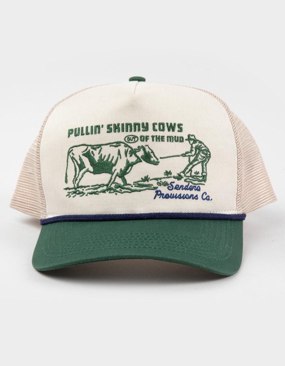 SENDERO PROVISIONS CO. Skinny Cows Trucker Hat - GREEN COMBO Product Image