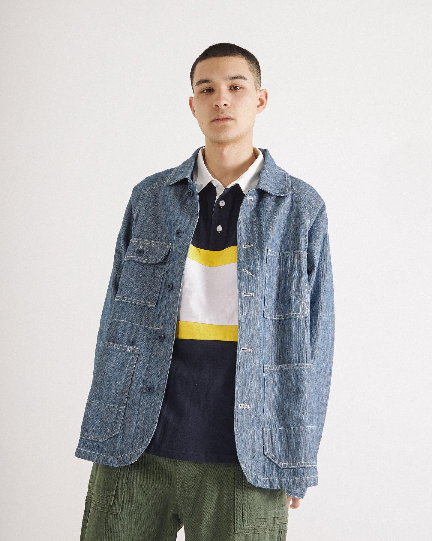 Overall Union - Workshop Chore Coat - Denim Product Image