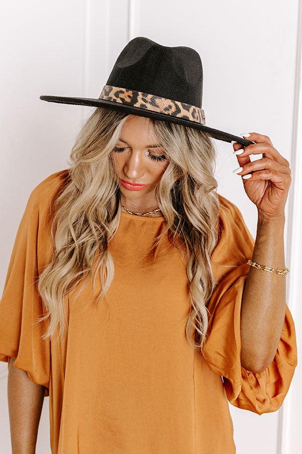 What's The Scoop Felt Hat In Black Product Image