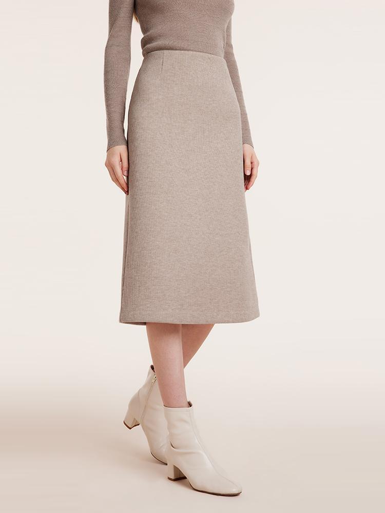 Knit A-Line Half Women Skirt Product Image