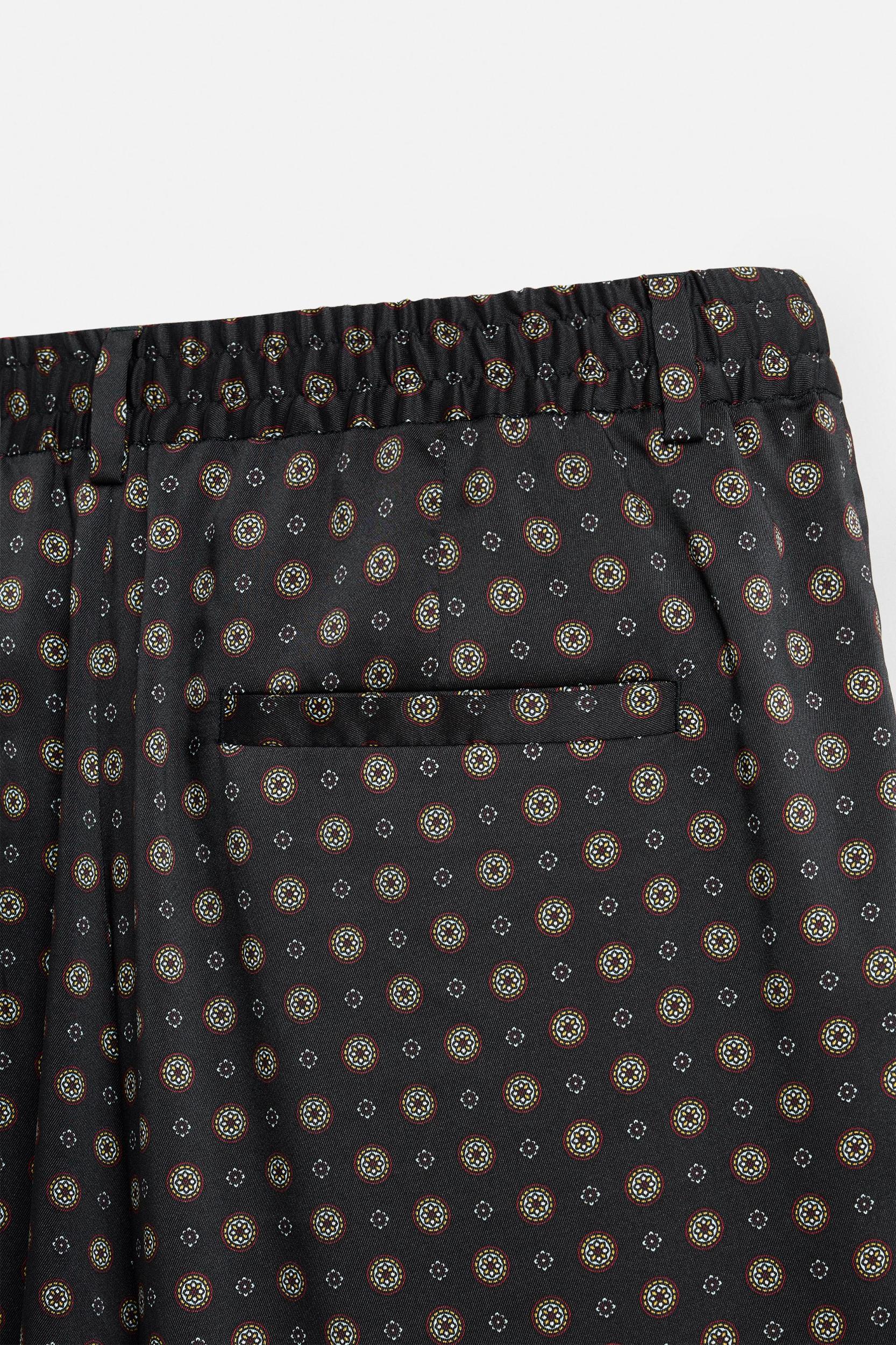 LIMITED EDITION GEOMETRIC PRINT PANTS Product Image