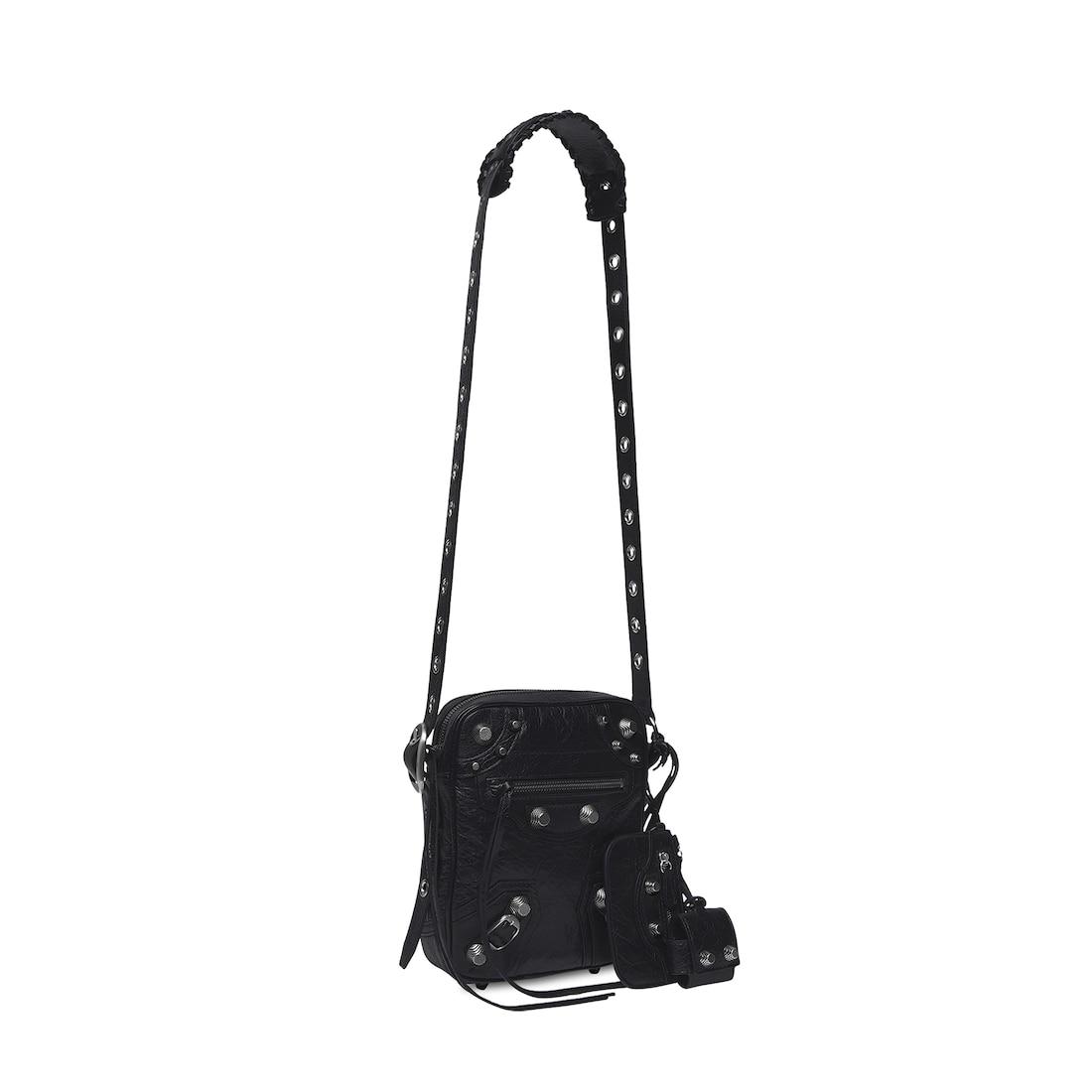 Men's Le Cagole Crossbody Bag in Black Product Image