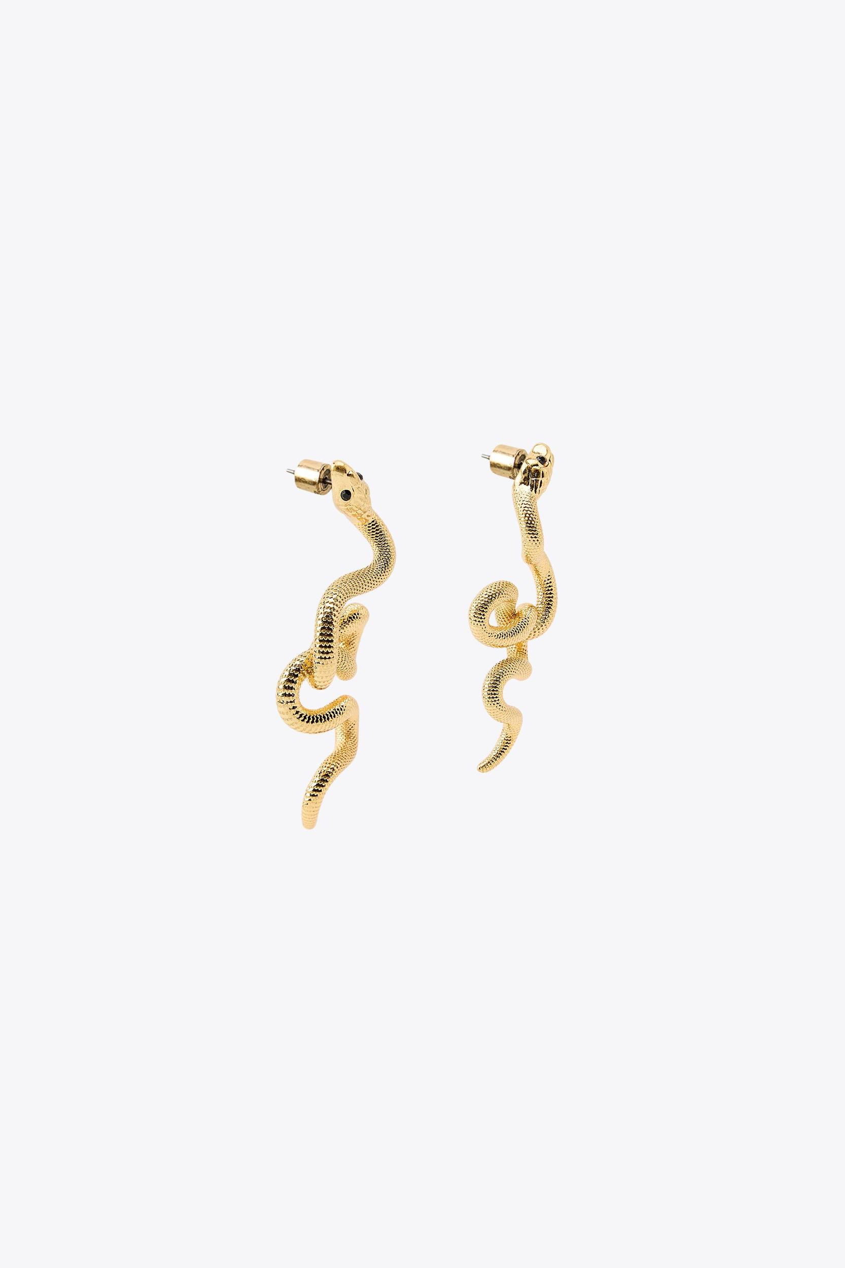 METAL SNAKE EARRINGS Product Image