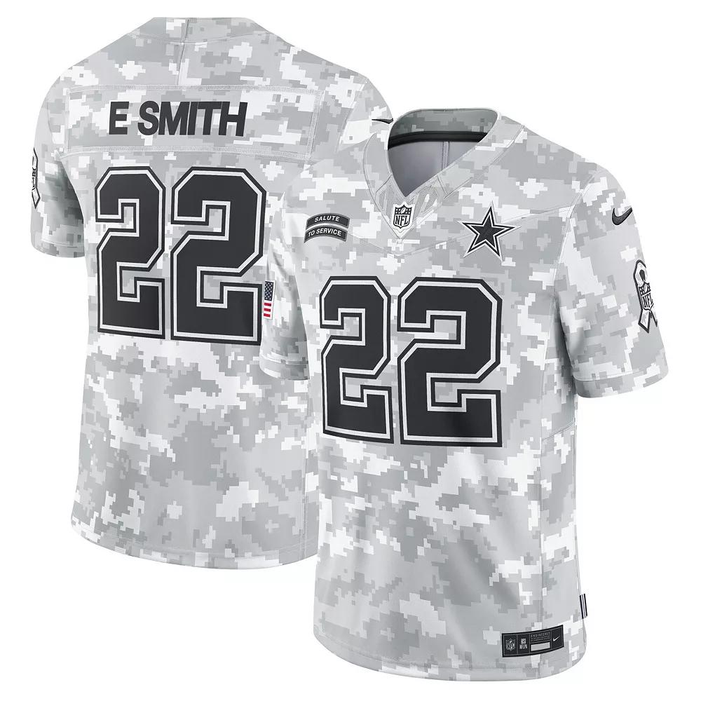 Men's Nike Emmitt Smith Arctic Camo Dallas Cowboys 2024 Salute to Service Retired Player Limited Jersey, Size: Medium, Team Product Image