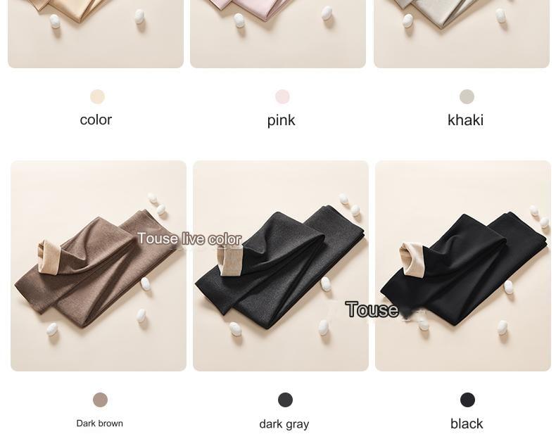 Mid Rise Plain Thermal Leggings Product Image