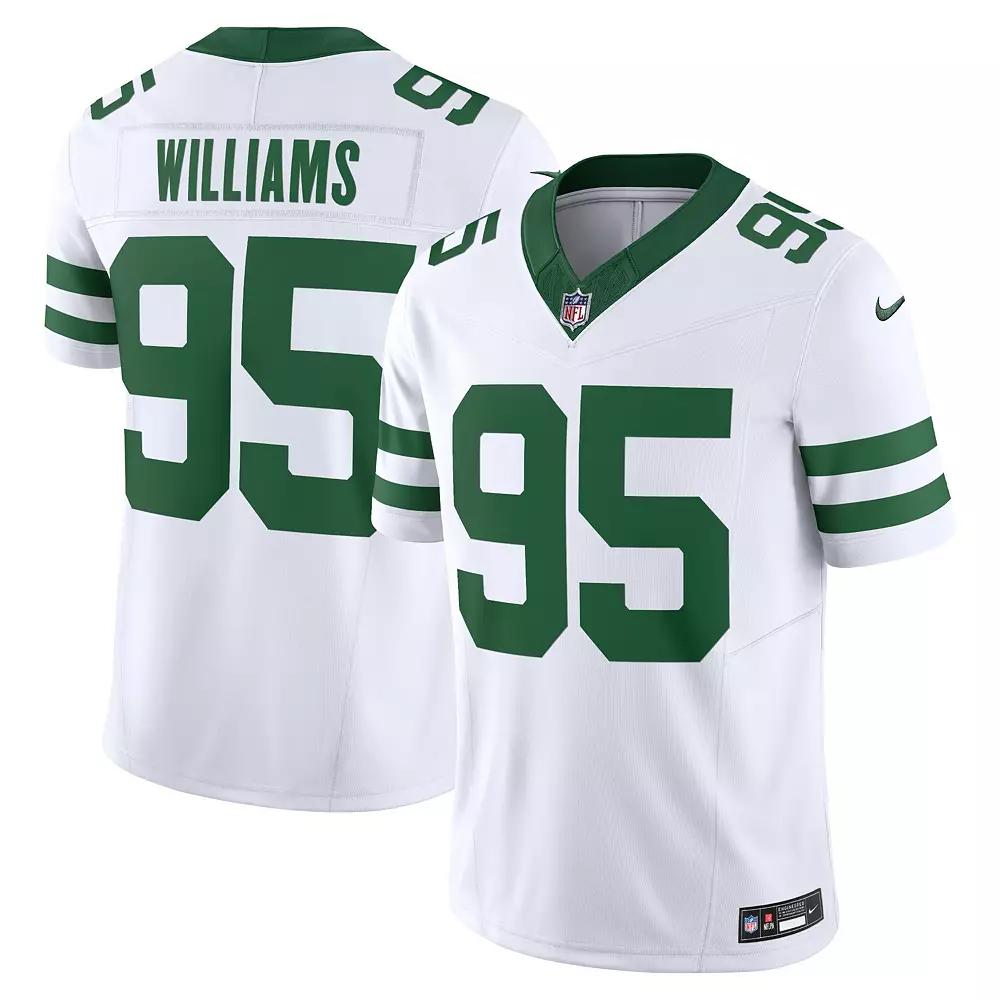Men's Nike Quinnen Williams Legacy White New York Jets Vapor F.U.S.E. Limited Jersey,  Product Image