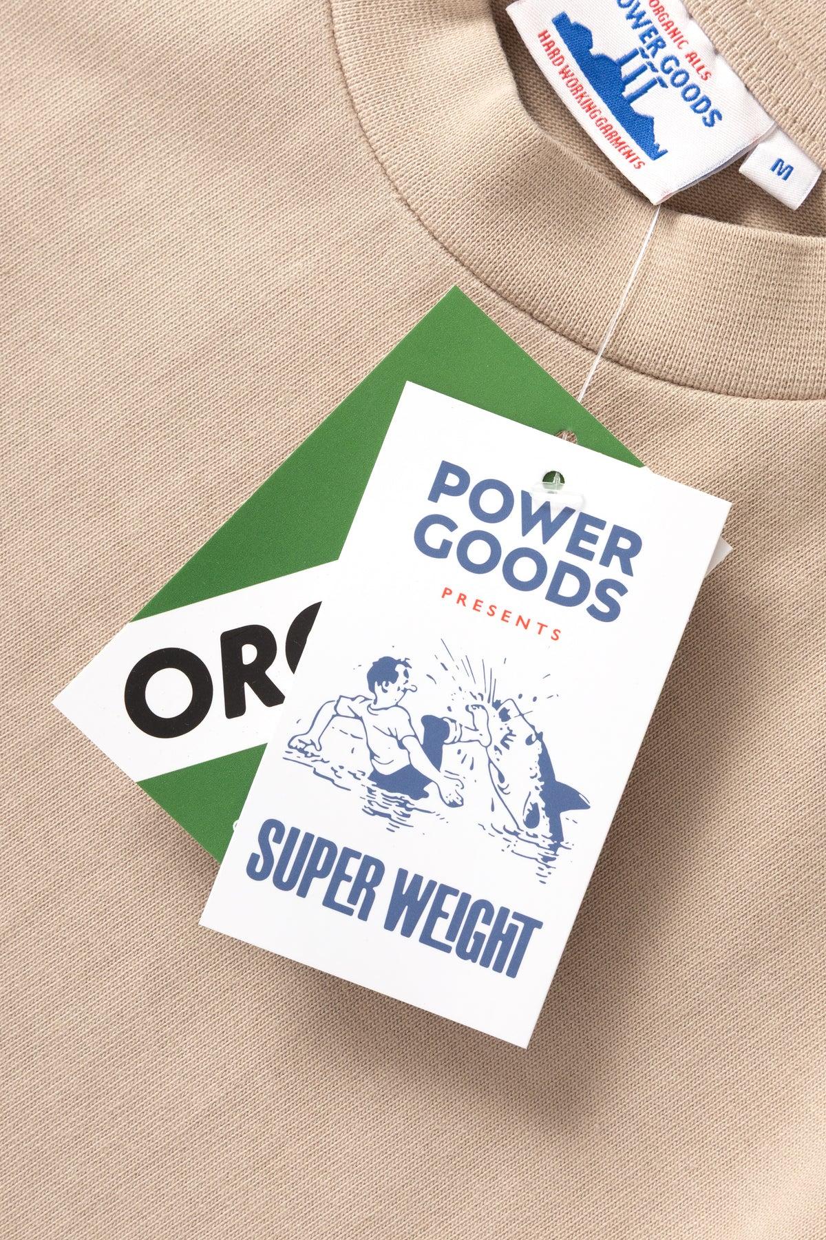 Power Goods - Super Weight T-Shirt - Bone Product Image