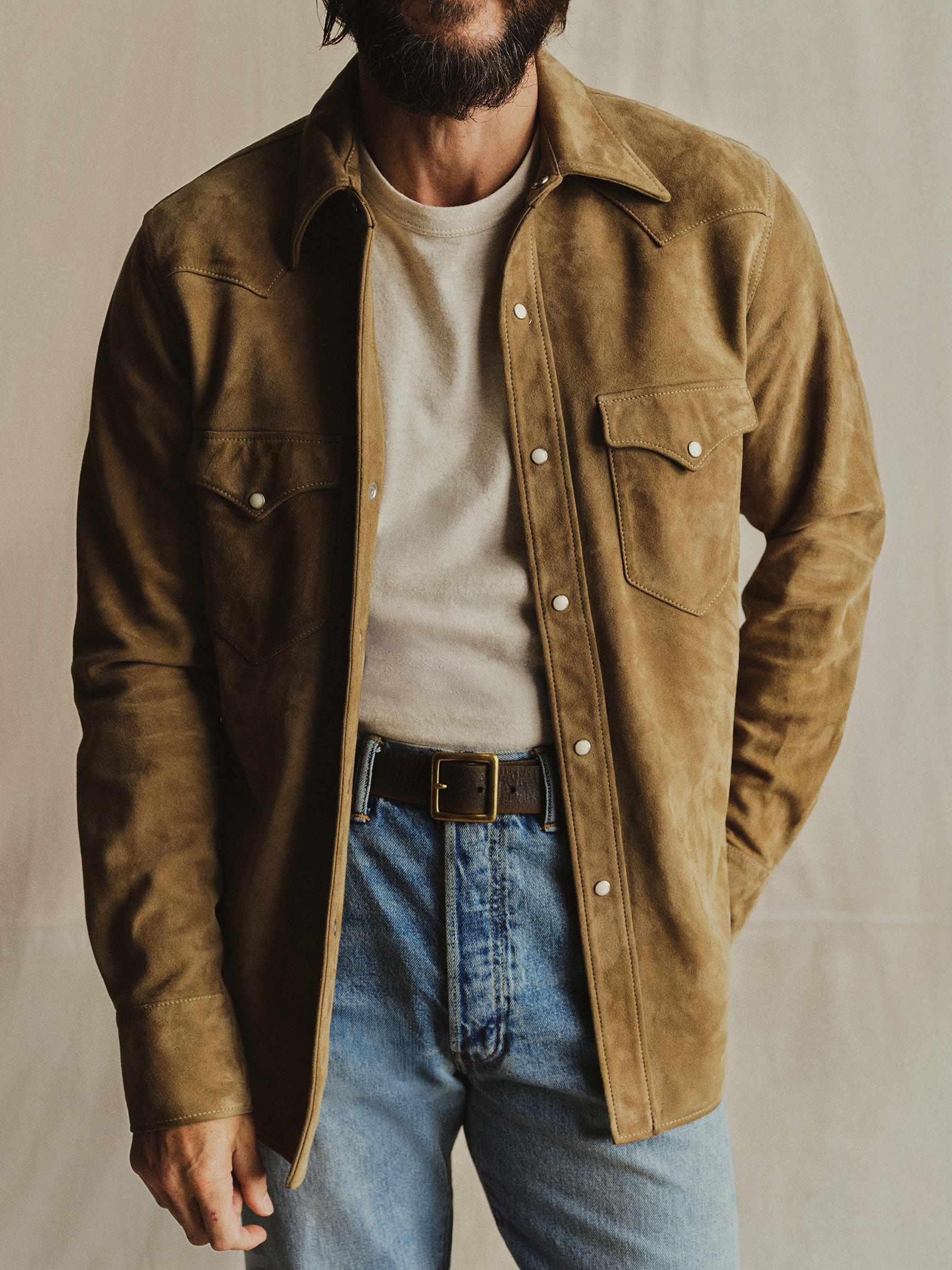 Tumbleweed Panhandler Suede Western Shirt Product Image