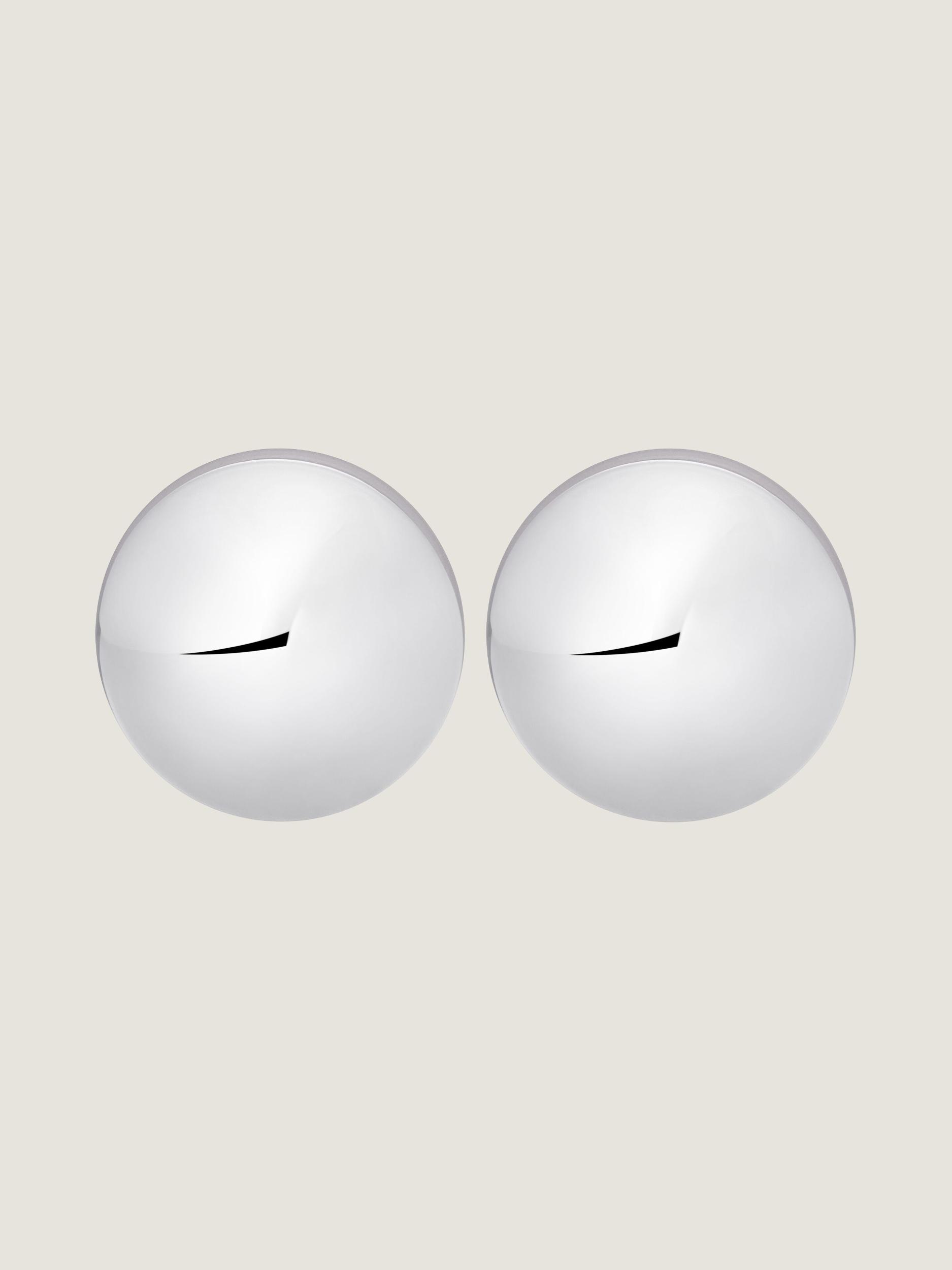 Curve earrings in metal Product Image