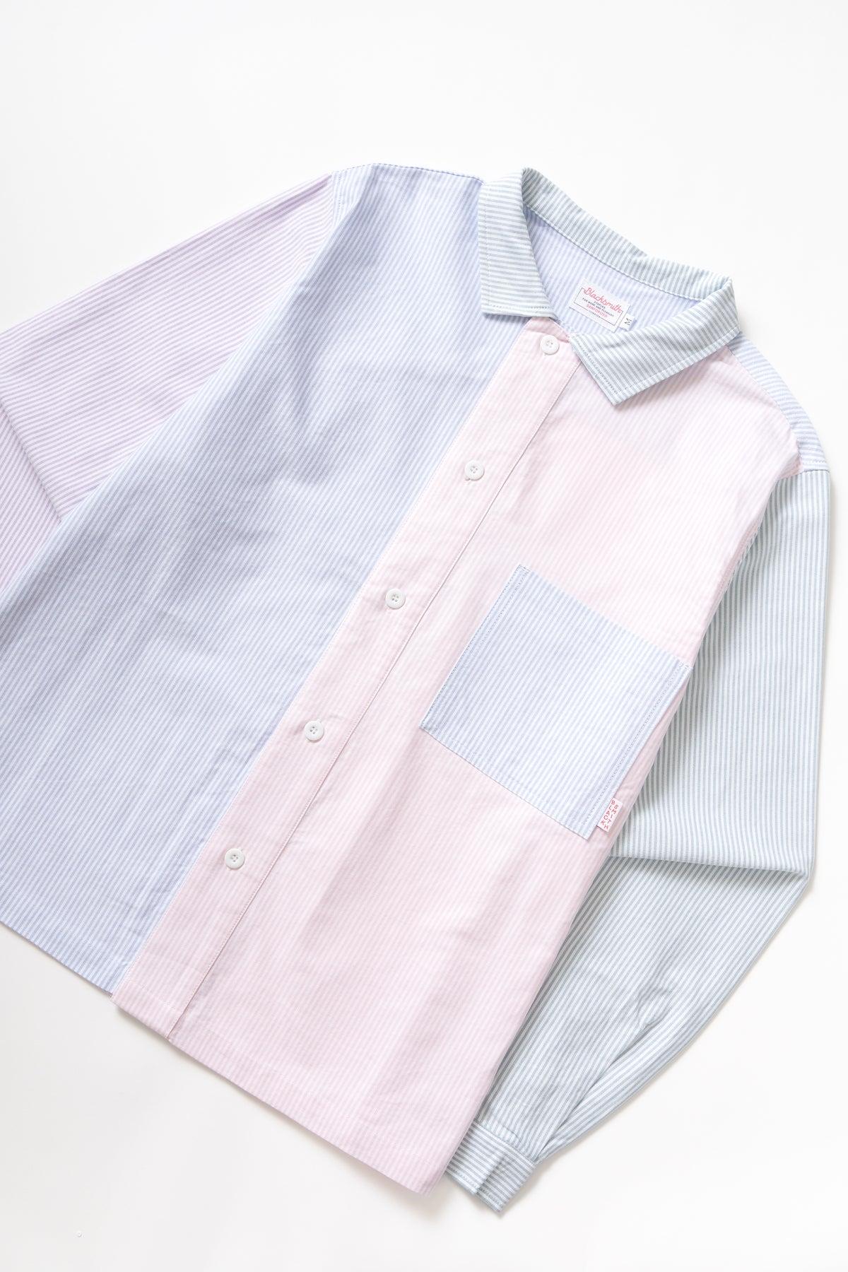 Blacksmith - 'Boxford' Utility Shirt - Crazy Stripe Product Image