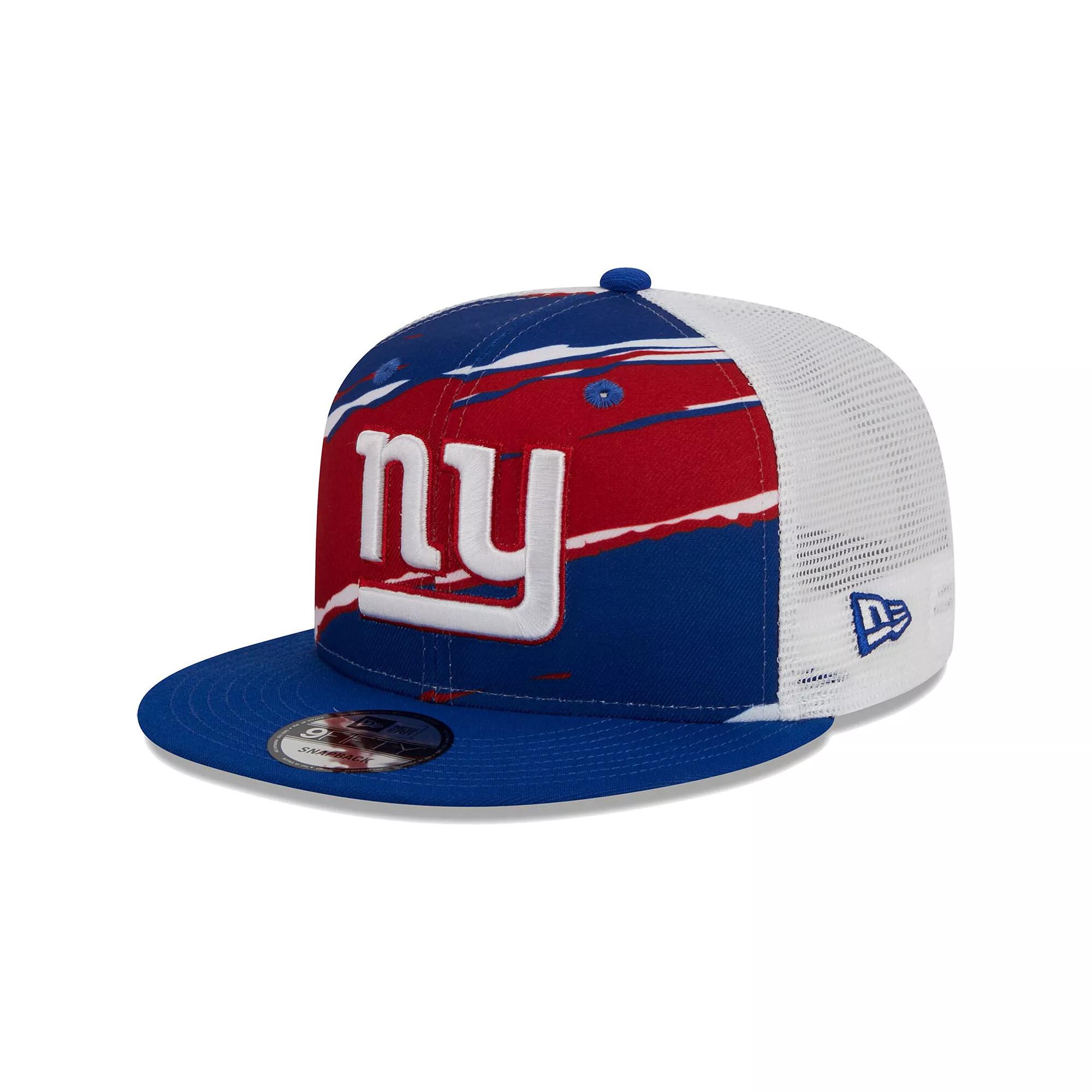 Men's New Era Royal New York Giants Tear Trucker 9FIFTY Snapback Hat, Blue Product Image