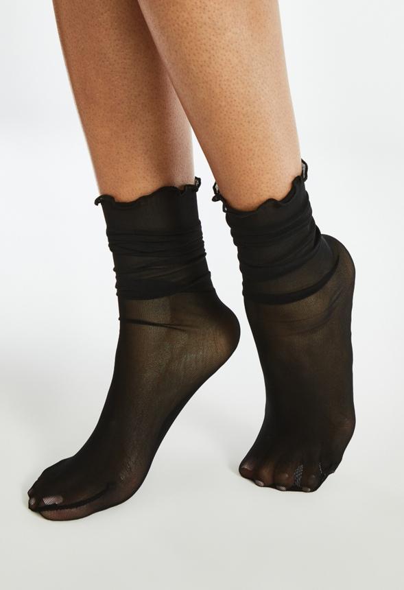 JustFab Margaux Platform Loafer Pump Womens Black/ White Size 8.5 Product Image