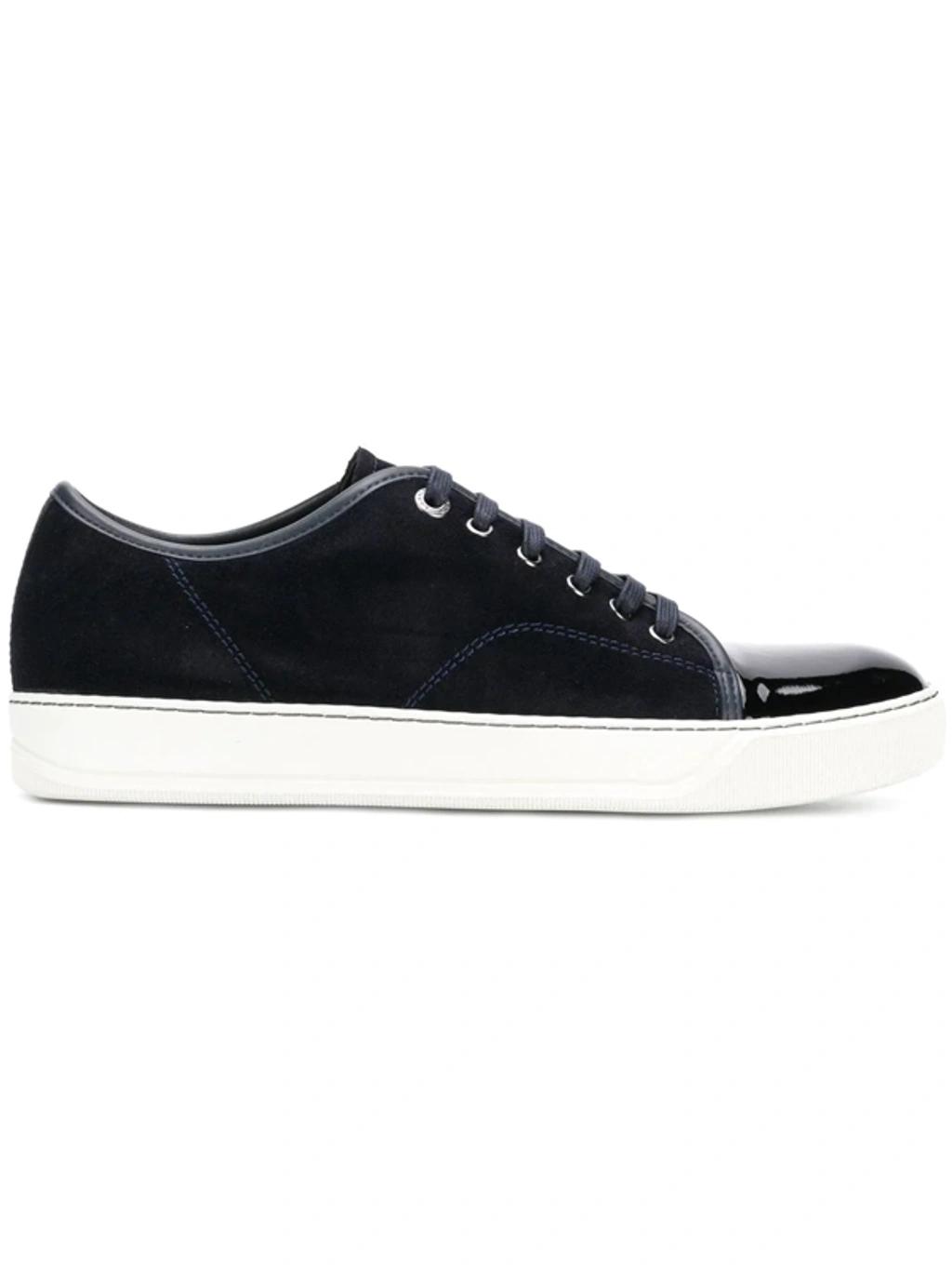 Black DBB1 Suede & Patent Leather Sneakers Product Image