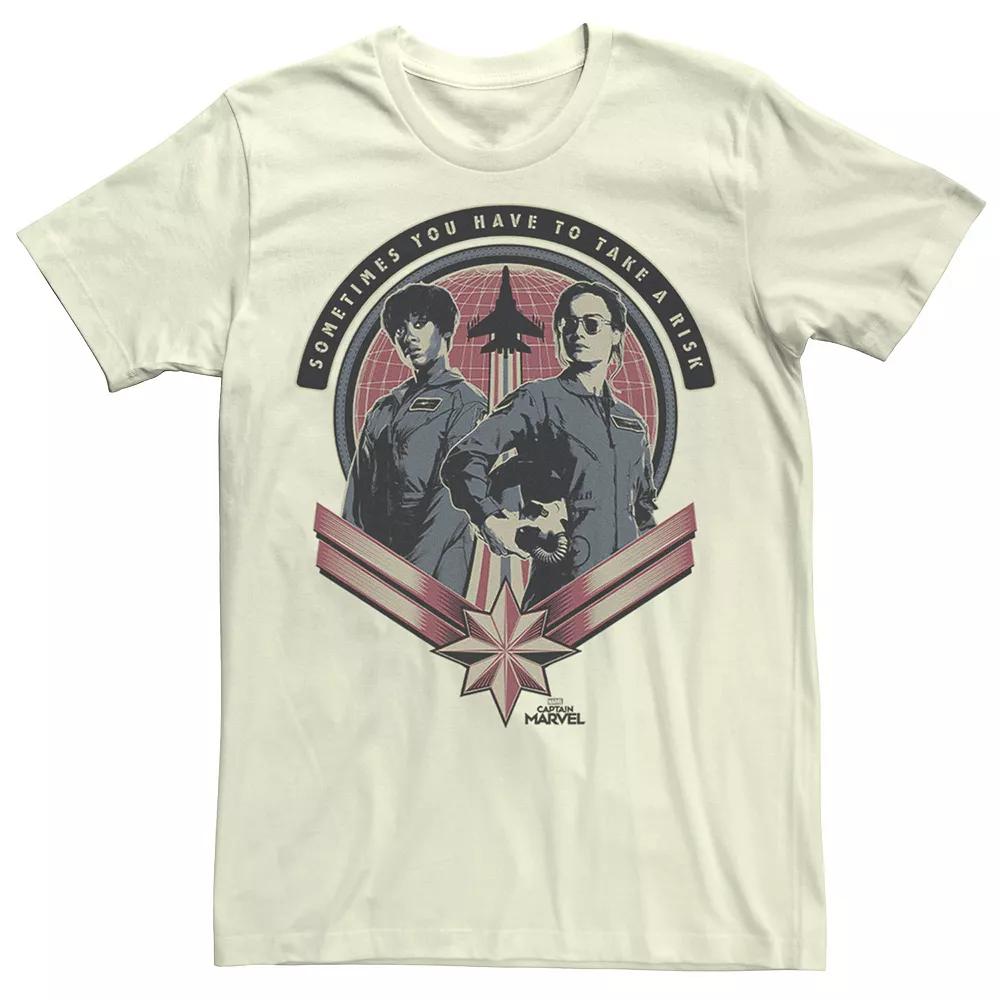 Mens Marvel Captain Marvel Carol Maria Pilots Poster Tee Product Image